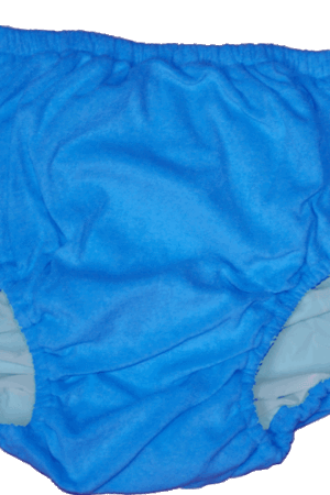 culotte en éponge bleue