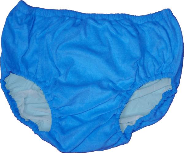 culotte en éponge bleue